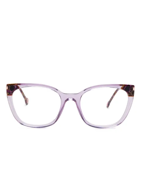Carolina Herrera butterfly-frame glasses Purple HER0311