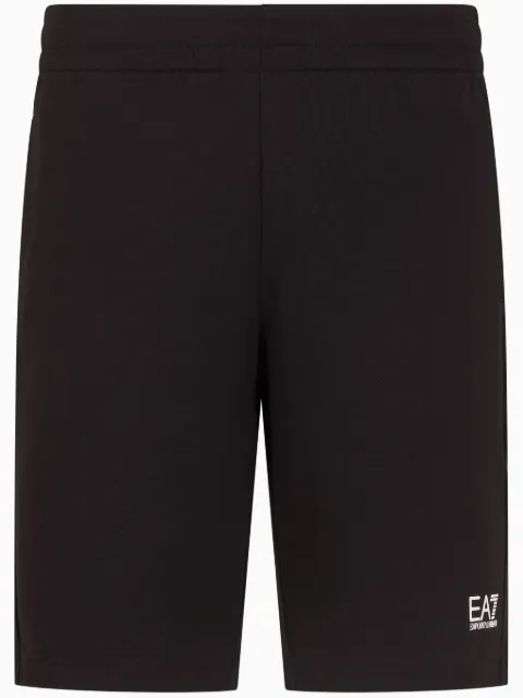 Ea7 Emporio Armani logo-print shorts Black 8NPS65PJVRZ