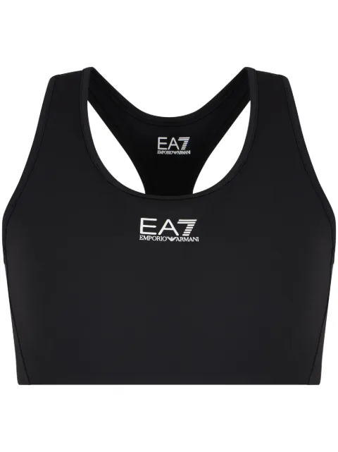 Ea7 Emporio Armani logo-print tank top Black 7W000231AF12625