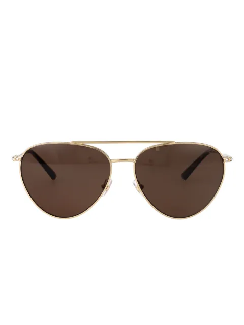 Jimmy Choo Eyewear pilot-frame sunglasses Gold 0JC4002B301773