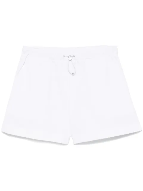 MOSCHINO JEANS rubberised-logo shorts White K1A03043224