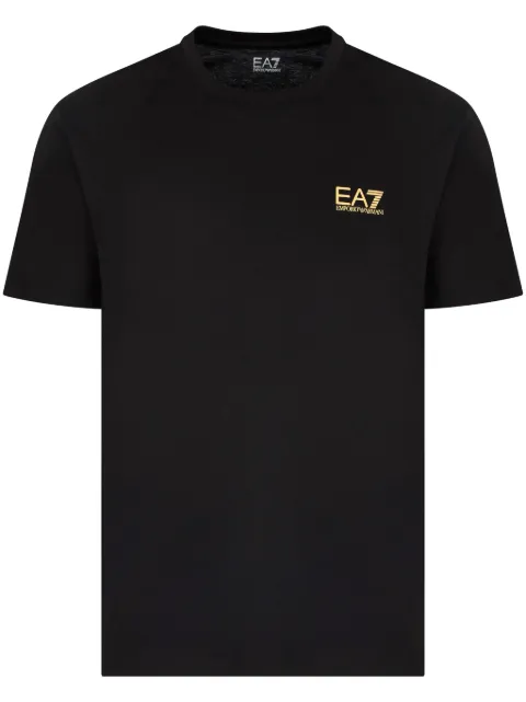 Ea7 Emporio Armani logo-print T-shirt Black 8NPT25PJVPZ