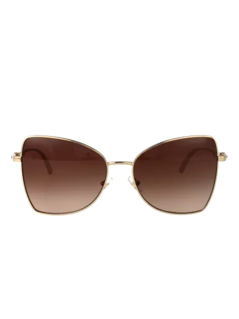 Jimmy Choo Eyewear crystal-embellished sunglasses Gold 0JC4010B300613
