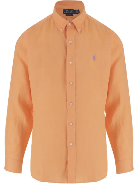 Polo Ralph Lauren linen shirt Orange 710966294013