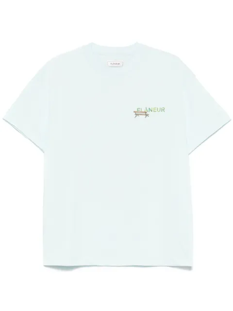 FLÂNEUR Lanterns of Love T-shirt Blue F15116