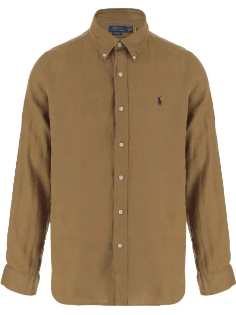 Polo Ralph Lauren cotton shirt Brown 710966294016
