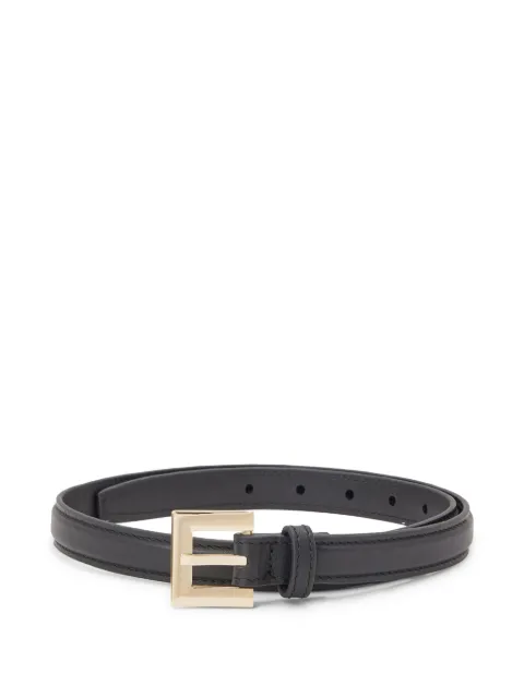 ANINE BING buckle leather belt Black A122178000