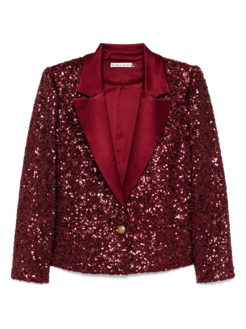 alice + olivia Devyn blazer Red CC411E15206A