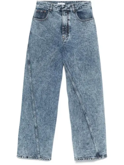 Alaïa twisted jeans Blue AA9P1161T535A