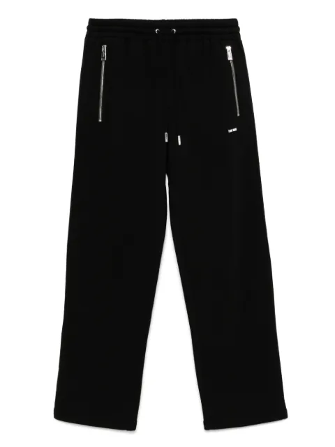 TEAM WANG design The Original straight jersey pants Black TWOG01B012