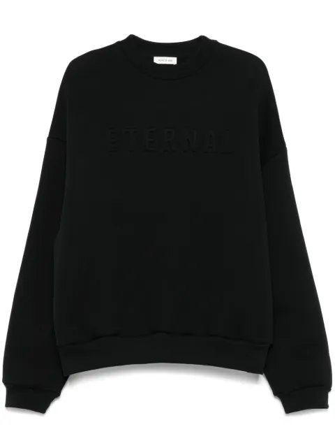 Fear Of God Eternal sweatshirt Black FGE2505141FLC001