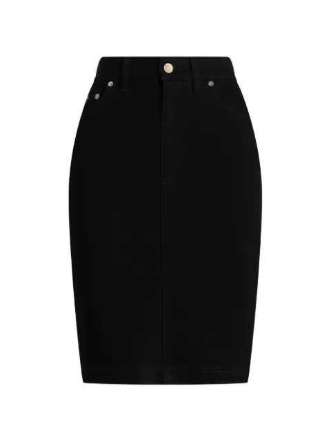 Dolce & Gabbana midi denim skirt Black F4C14DG8MM5