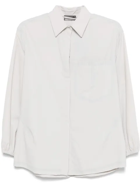 Herno textured shirt Grey CM000019D12707S