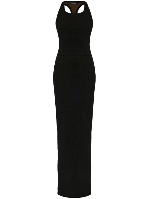 Jacquemus sleeveless midi dress Black 251KN5722429