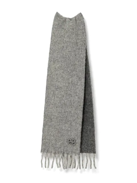 Ruslan Baginskiy logo-embroidered scarf Grey SKR031030WNAMBHRWRB