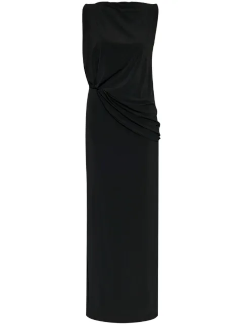 Jacquemus The Peplo maxi dress Black 251DR2302381