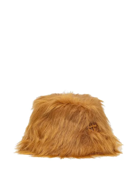 Ruslan Baginskiy faux-fur bucket hat Brown BCT004PHHWRB
