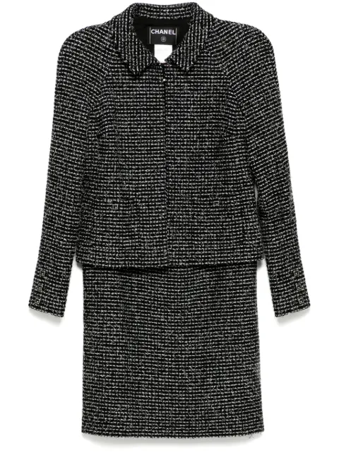 CHANEL Pre-Owned 2003 setup suit jacket skirt Black JACKET03CP20548V11528M1688SKIRT03CP20413V11528M1688