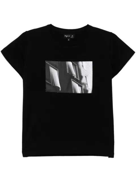 agnès b. graphic print T-shirt Black 2653SFB3