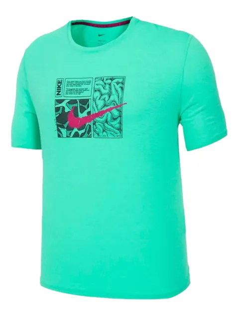 Nike Dri-FIT Miler D.Y.E. "Light Menta/Dynamic Berry" T-shirt Green DQ6508