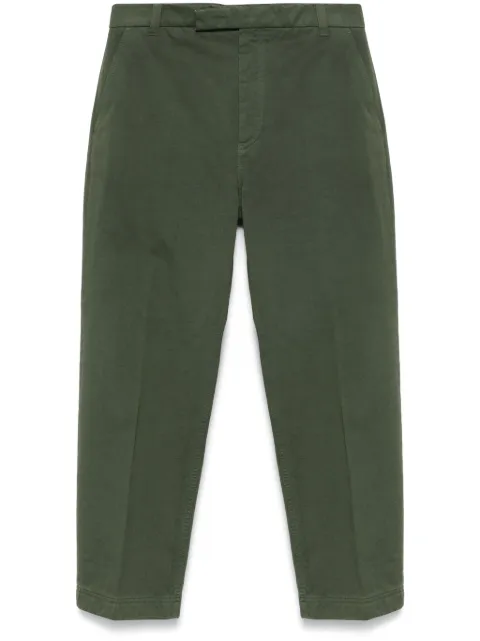 Thom Browne cotton twill utility trousers Green MTU335WF0576