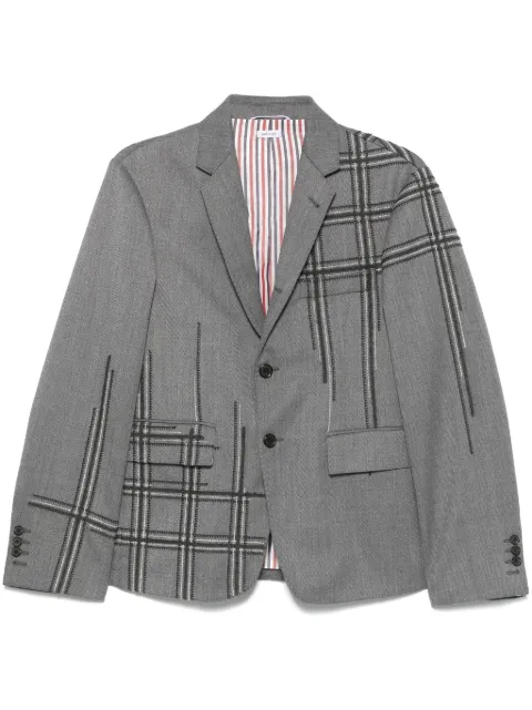 Thom Browne Unconstructed School Uniform blazer Grey MJU426EE1400