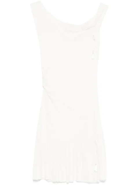 MANURÍ Coco mini dress White MRSS25DR9CHVI45