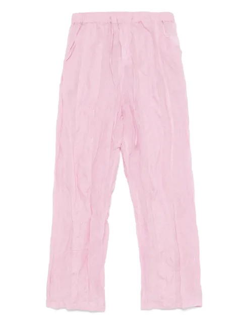 Christopher Esber crushed multi-panelled trousers Pink 25025296