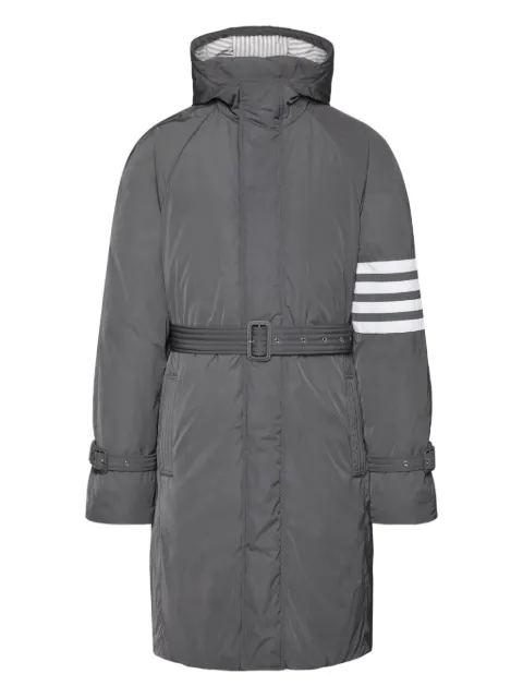 Thom Browne 4-Bar twill parka Grey MOD091X07259