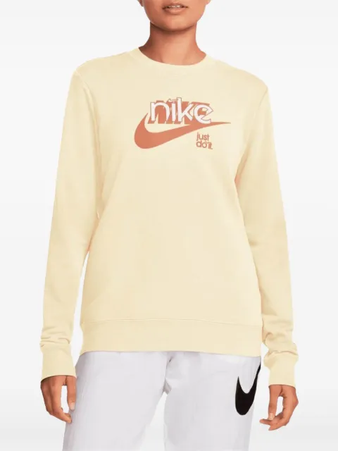 Nike Swoosh "Coconut Milk/Amber Brown/White" sweatshirt Neutrals FN3628