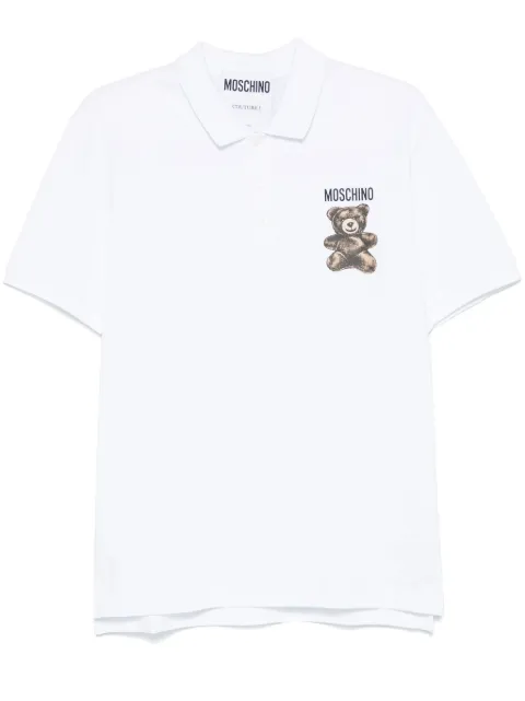 Moschino Teddy Bear polo shirt White V16010242