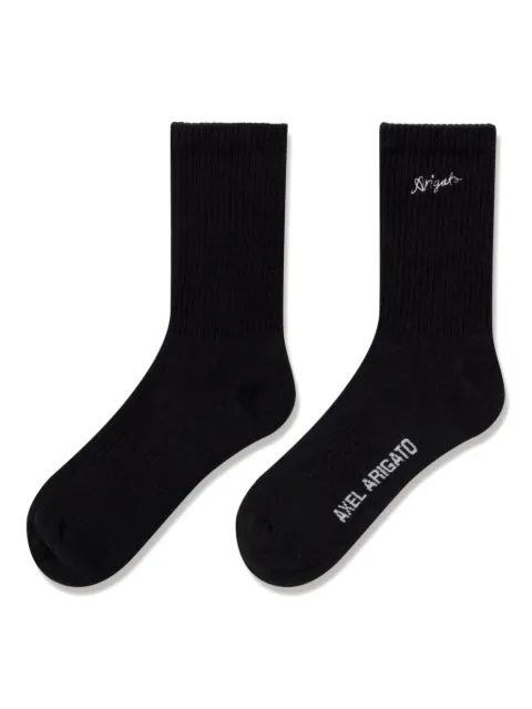 Axel Arigato logo-embroidered socks Black X3102002