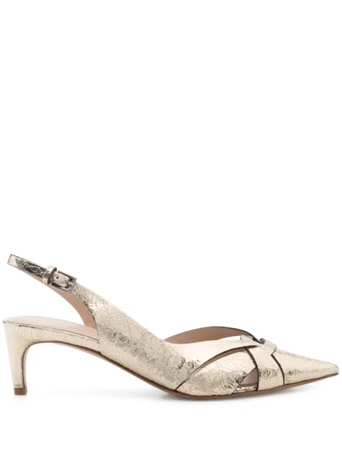 Del Carlo 50mm Paris pumps Gold 11702CRACK