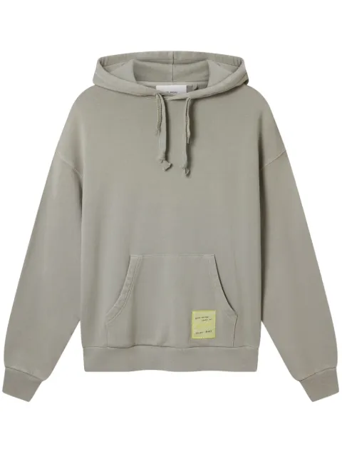 Axel Arigato logo-patch hoodie Green A2993002