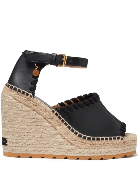 Stella McCartney 100mm Gaia espadrilles Black 810530E00233