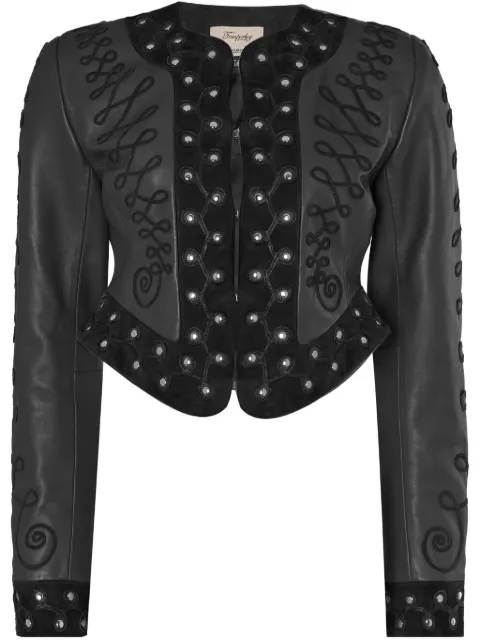 Temperley London Pablo leather jacket Black 25SSPAB54713