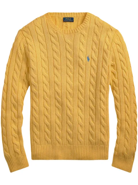 Polo Ralph Lauren cable-knit sweater Yellow 710775885004