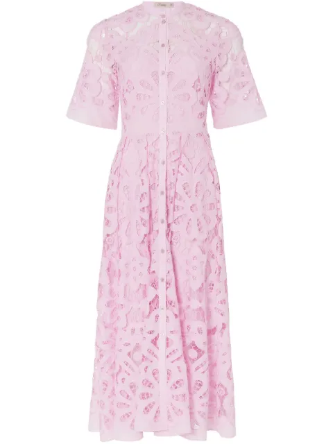 Temperley London Guinevere shirt dress Pink 25SSNEV54623A
