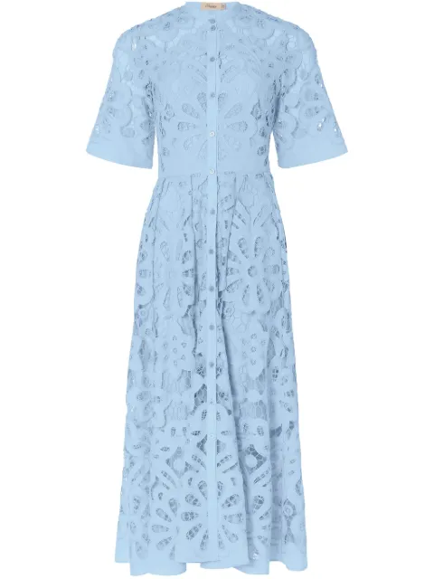 Temperley London Guinevere shirt dress Blue 25SSNEV54623A