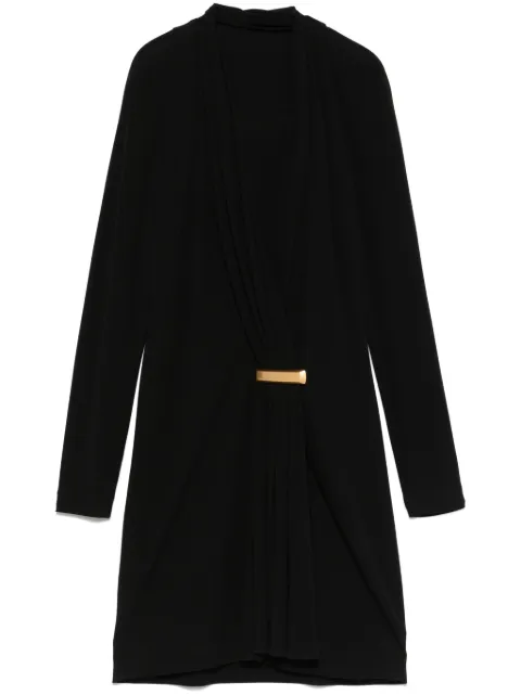 TOM FORD draped mini dress Black ABJ835JEX131