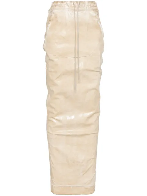 Rick Owens DRKSHDW Pillar maxi skirt Neutrals DS01E3332SCF