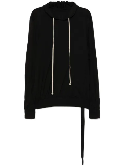 Rick Owens DRKSHDW cotton hoodie Black DU01E3262BHDB