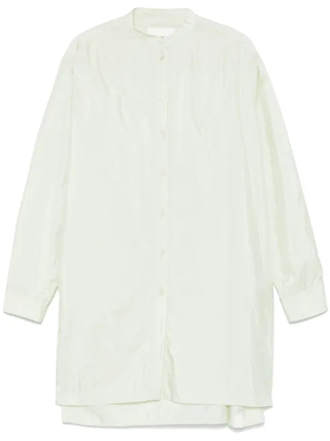 JIL SANDER+ satin shirt Green J40DL0159J70003