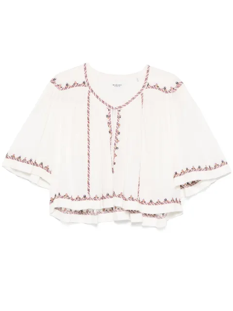 MARANT ÉTOILE Felicity blouse Neutrals HT0576FAC1J11E