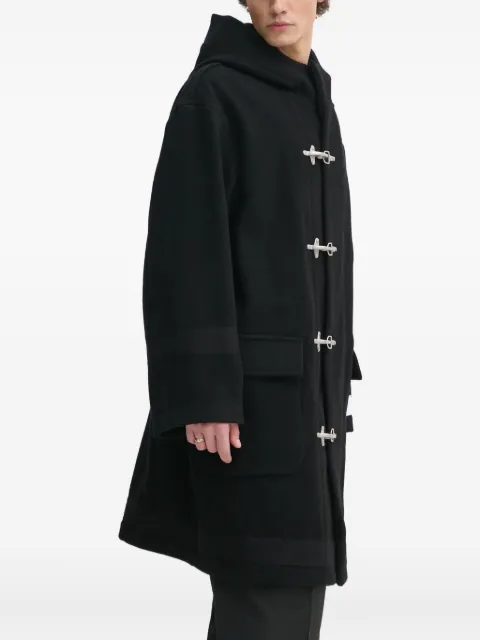 Études Studio hooded toggle coat Black H24MMOUT78099