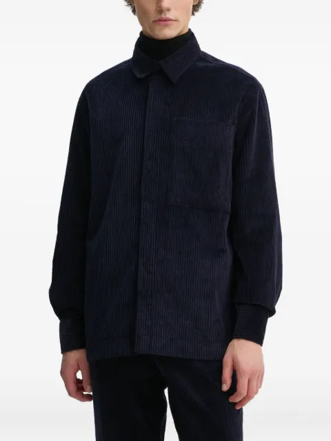 Études Studio corduroy pocket shirt Blue H24MMOUT370