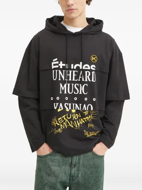 Études Studio graphic hoodie Black H24MCTSH195