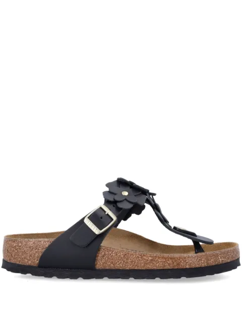 Birkenstock Gizeh Flower flip flops Black 1026693