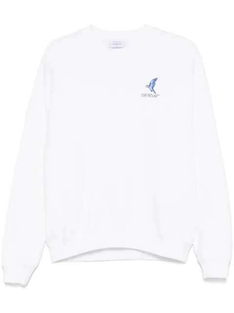 Off-White Fresco Arrow sweatshirt Neutrals OWBA055S25FLE0010110