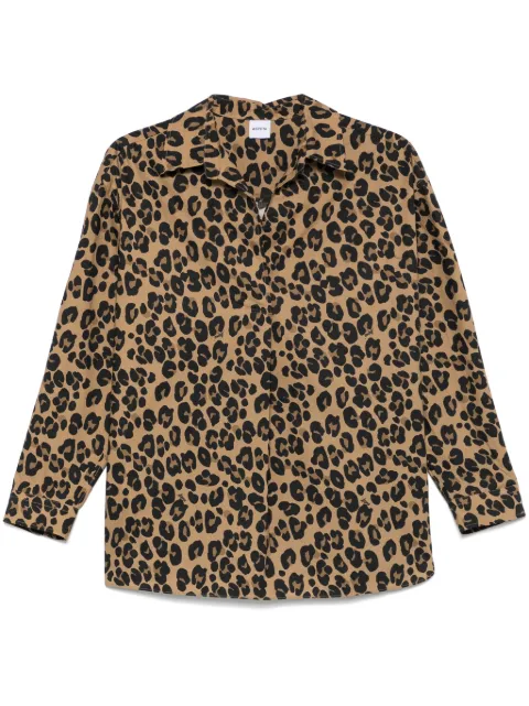 ASPESI animal-print shirt Brown 5418L109